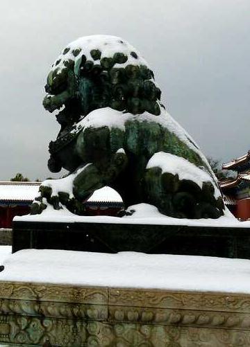 故宫雪后美景照片