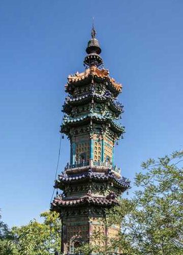 京城古塔：颐和园多宝琉璃塔