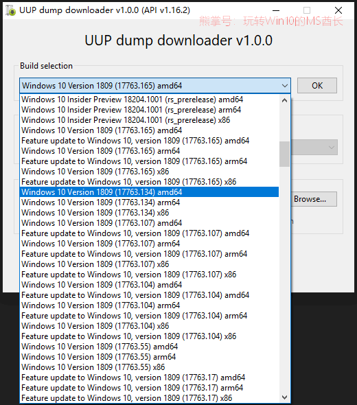 UUP dump downloaderWin10 ISOа汾2.png